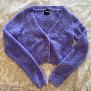 Katie J purple cardigan in great condition. Worn only a few times